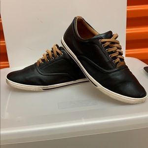 ALDO - Leather lace up sneaker.